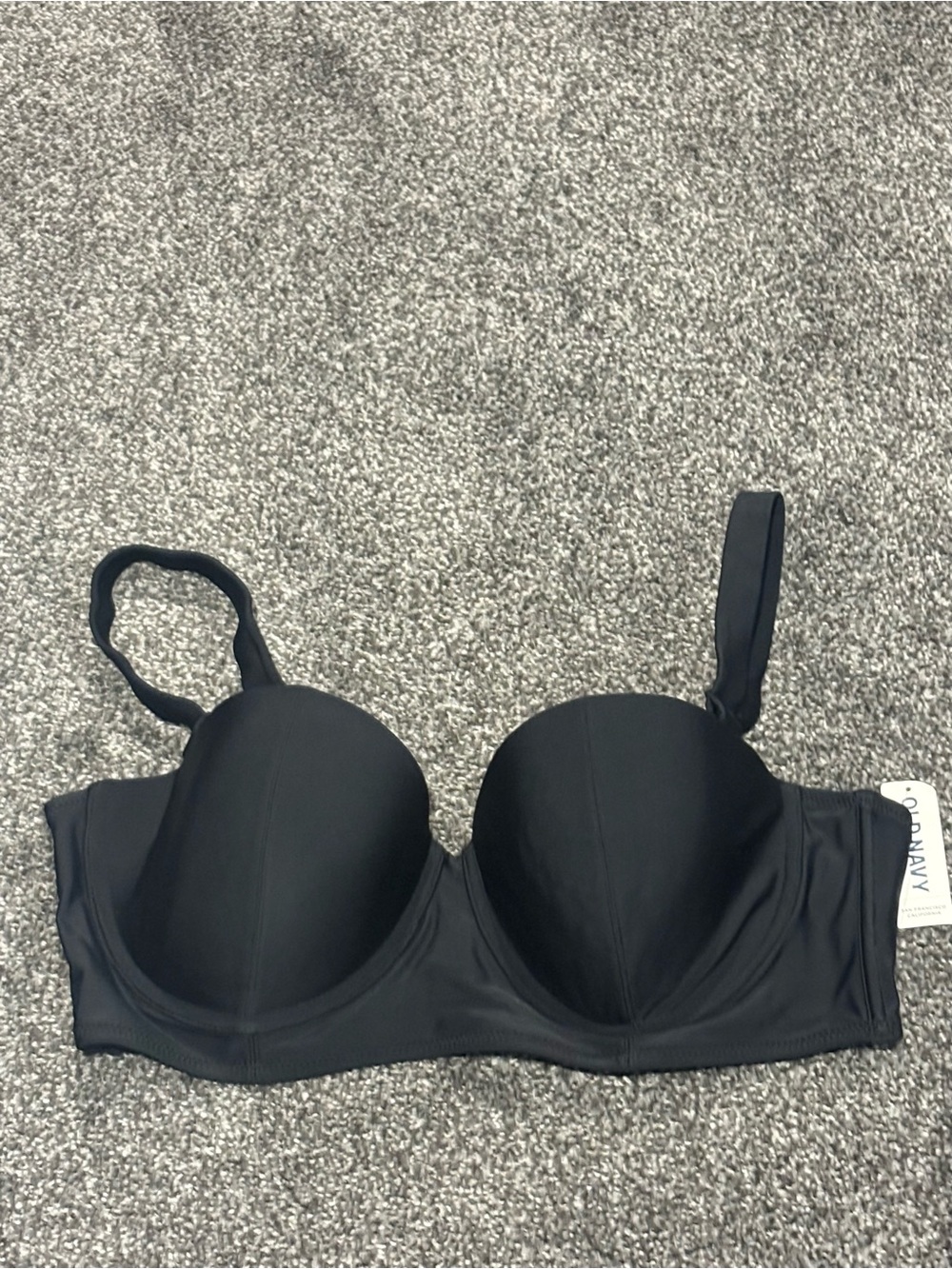 Old Navy Black Convertible Strapless Push-Up Bra